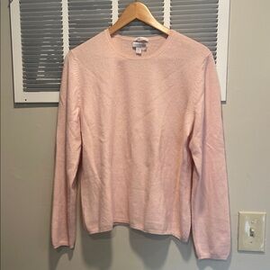 Charter Club Light Pink Women's Cashmere Sweater